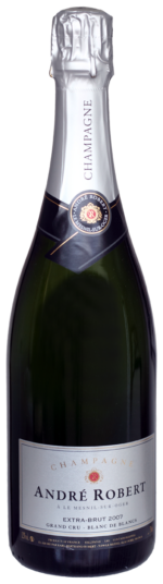 Champagnerflasche André Robert Blanc de Blancs