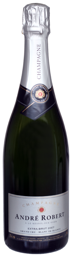Champagnerflasche André Robert Blanc de Blancs