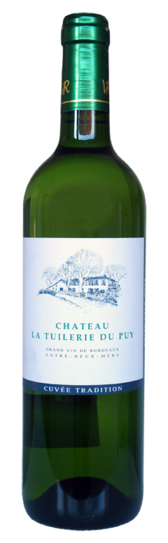Flasche Weisser Bordeaux Entre deux mers Chateau la Tuilerie du Puy
