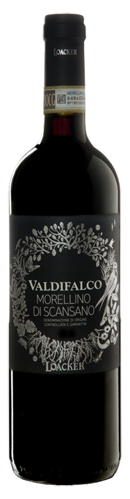 Rotweinflasche Morellino di Scansano vom Weingut Valdifalco