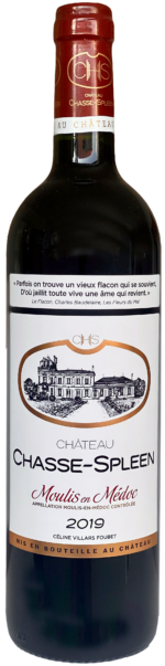 Rotweinflasche Chateau Chasse-Spleen 2019