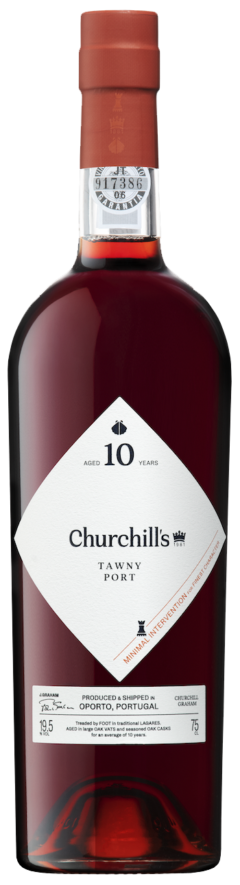 Portweinflasche Churchills Tawny 10 Jahre alt Churchill's Port