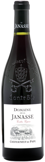 Rotweinflasche Chateauneufdupape vieilles vignes Domaine de la Janasse