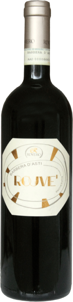 Rotweinflasche Barbera d'Asti Rouve 2018 Rovero